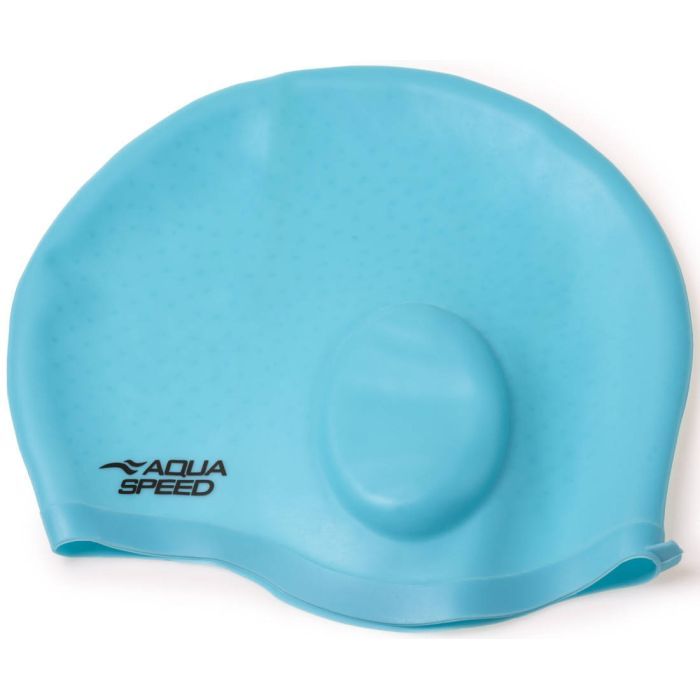 Шапка для плавания Aqua Speed Ear Cap Comfort 9892 289-02 бірюзовий OSFM (5908217698926)