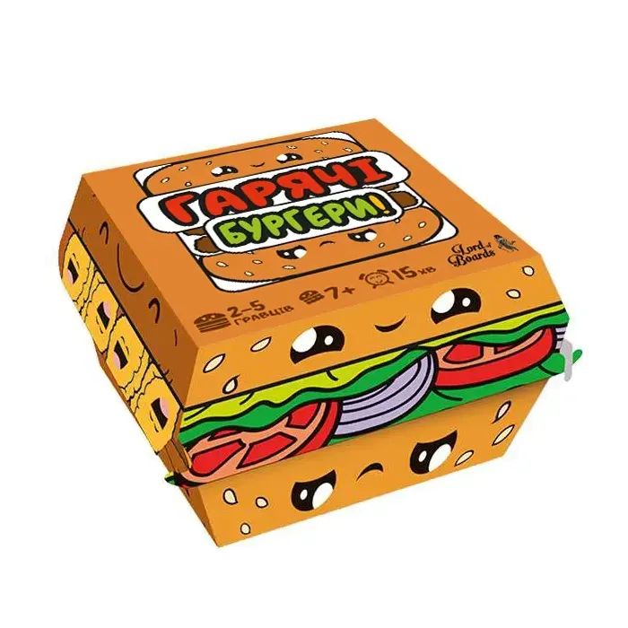 Настільна гра Lord of Boards Гарячі Бургери (Burger ASAP) (LOB2319UA)