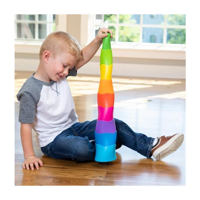 Розвиваюча іграшка Fat Brain Toys Spiroku Кольорова вежа (F318ML) зображення 4
