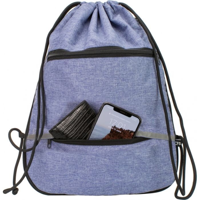 Сумка для взуття Cool For School з 2 блискавками з розширенням унісекс чорна (CF85759-01) зображення 2