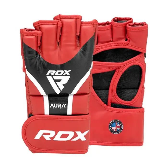 Перчатки для MMA RDX Aura Plus T-17 Red/Black M (GGR-T17RB-M+)