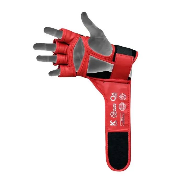 Перчатки для MMA RDX Aura Plus T-17 Red/Black M (GGR-T17RB-M+) изображение 4