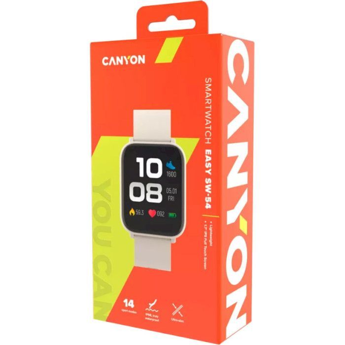 Смарт-часы Canyon Easy SW-54 Black (CNS-SW54BB) изображение 4