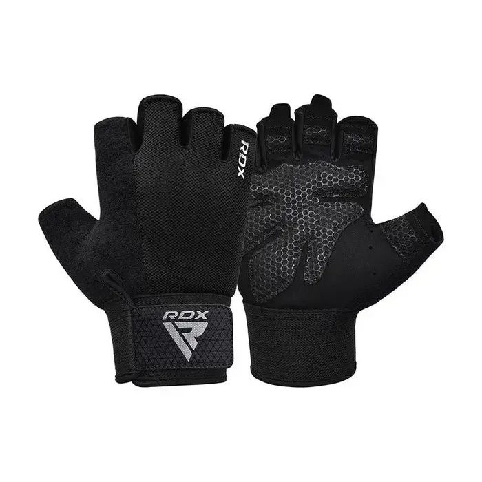 Перчатки для фитнеса RDX W1 Half Gray Plus XL (WGA-W1HG-XL+) изображение 2
