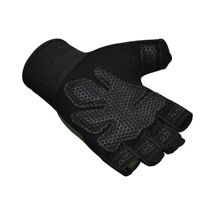 Перчатки для фитнеса RDX W1 Half Gray Plus XL (WGA-W1HG-XL+) изображение 5