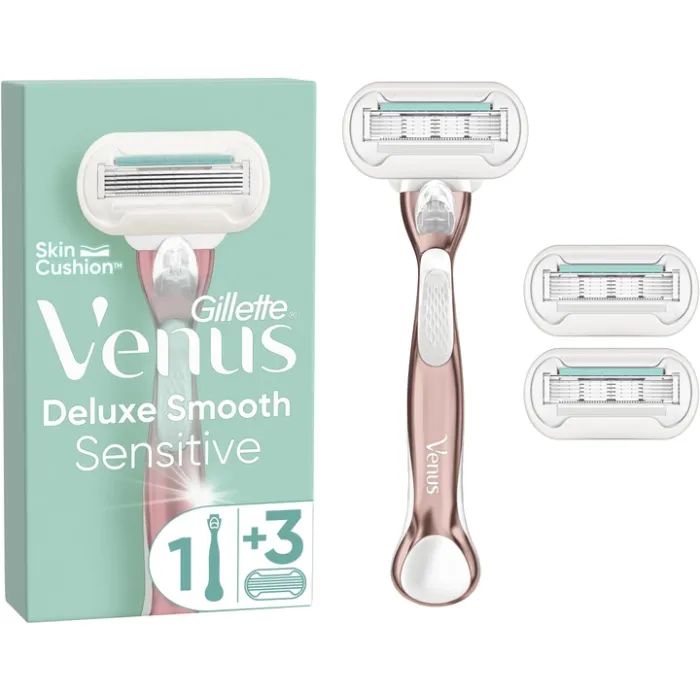 Бритва Gillette Venus Extra Smooth Sensitive RoseGold с 1 сменным картриджем (7702018517886)