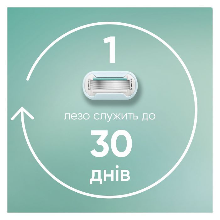 Бритва Gillette Venus Extra Smooth Sensitive RoseGold з 3 змінними картриджами (7702018609994) зображення 6