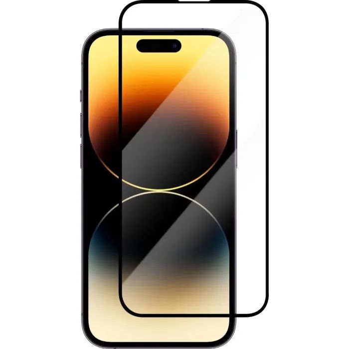 Скло захисне Lunatik Premium Tempered Glass 3D Full Cover Black for iPhone 14 Pro (1195282) зображення 2
