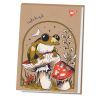Альбом для рисования Yes А4 40 листов клееный белила «Frog» крафт 40 листов (130583)