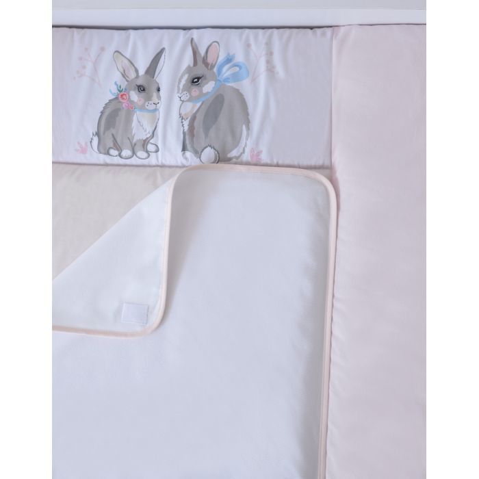 Пеленальный матрасик Верес Summer Bunny pink NEW 72х80 см (426.4.1) изображение 3