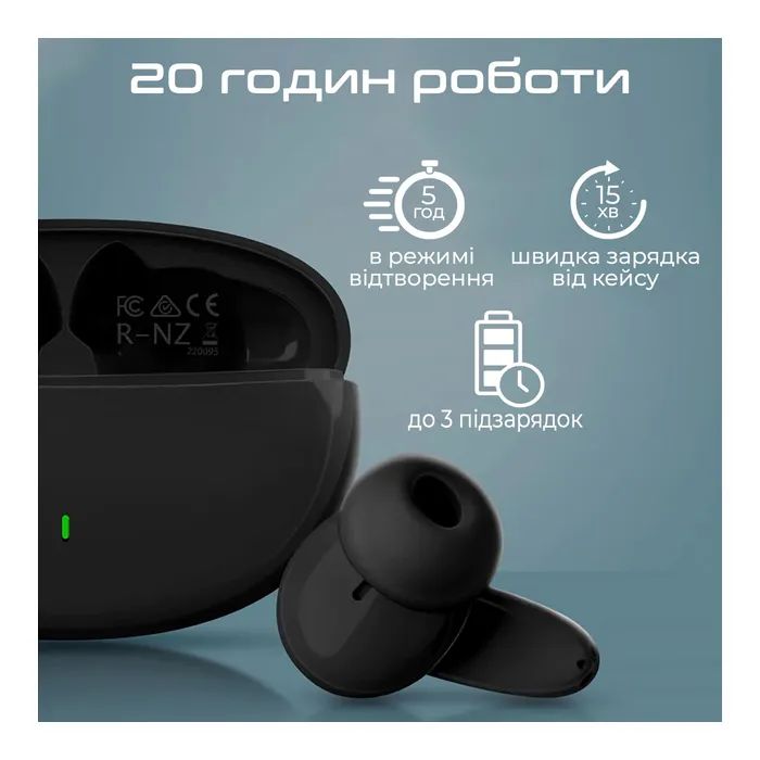 Навушники Promate Lush Black (lush.black) зображення 5