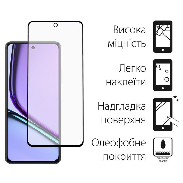 Скло захисне Dengos Realme C67 2pcs kit (DG-TG2P-48) зображення 2