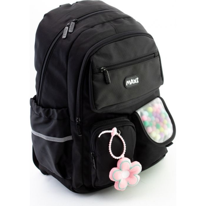 Рюкзак школьный Maxi 18" Черный (90187-black)