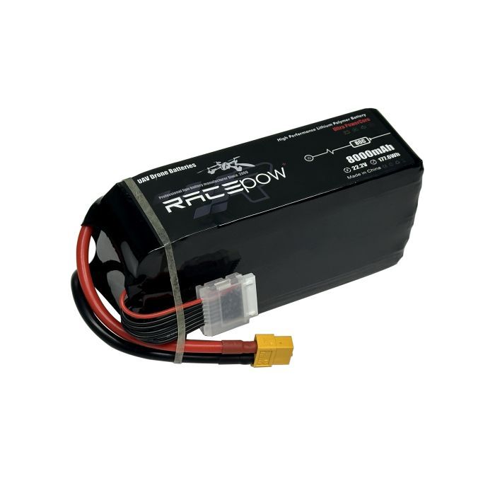 Аккумулятор для дрона RacePow Lipo 6s 8000mAh 80C XT60 (8000mAh-6s-80C) изображение 3