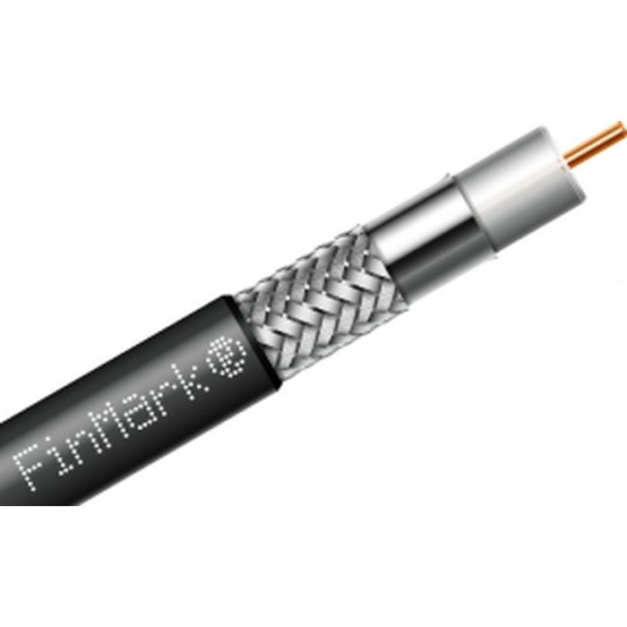 Кабель телевизионный FinMark RG-8-TC90 коаксиальный, black, 100м (274129)