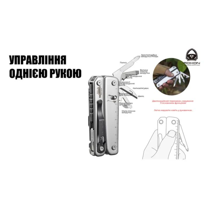 Мультитул Roxon Flash S803E (20 в 1) (S803E) зображення 12