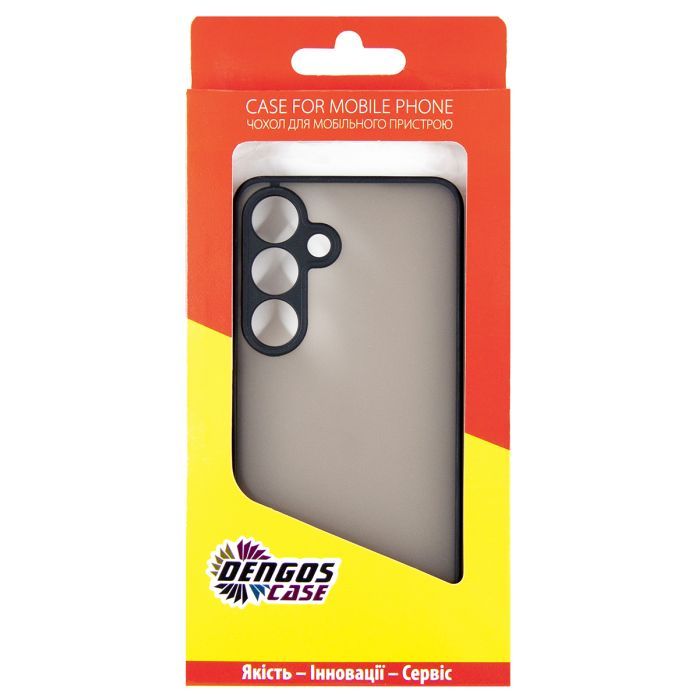 Чехол для мобильного телефона Dengos Matte Samsung Galaxy S24 Black (DG-TPU-MATT-146) изображение 5
