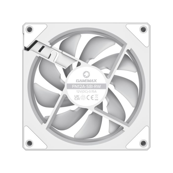 Кулер для корпуса Gamemax FN12A-S8I-RW изображение 10