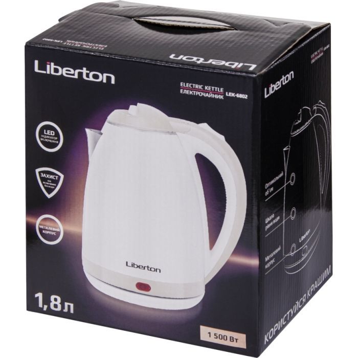 Електрочайник Liberton LEK-6802 зображення 7