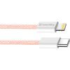 Дата кабель USB-C to Lightning 1.0m 27W pink ColorWay (CW-CBPDCL061-P) зображення 3