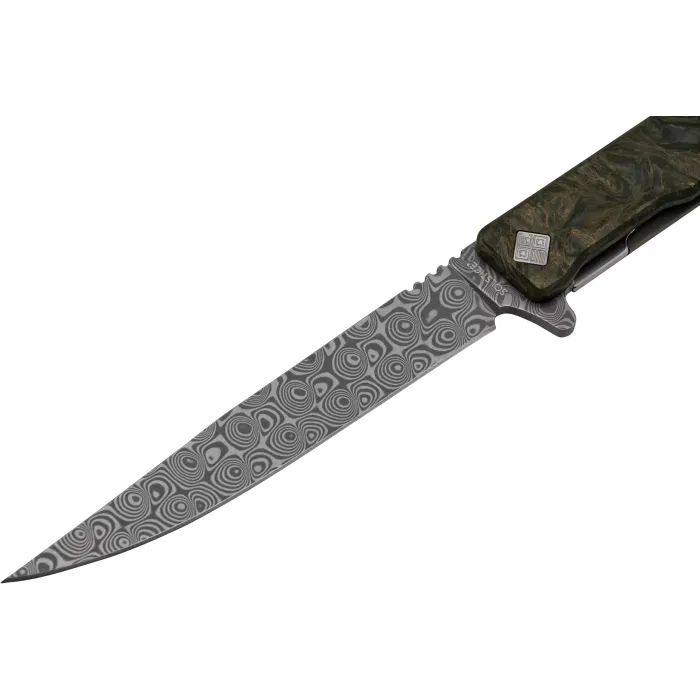 Нож Ocaso Solstice Fat Carbon Gold Damascus (10IFG) изображение 3