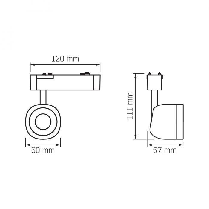 Светильник Videx LA76B 8.5W 4000K 48V Black (VL-TRMS-LA76B) изображение 2