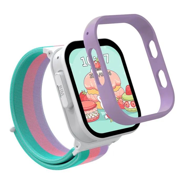 Смарт-годинник Gelius Pro GP-PK008 (Rainbow) White Kids smart watch with GPS/4G (Pro GP-PK008 (Rainbow) White)
