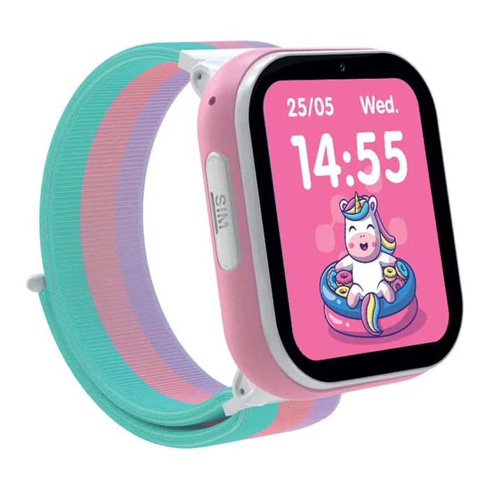 Смарт-годинник Gelius Pro GP-PK008 (Rainbow) White Kids smart watch with GPS/4G (Pro GP-PK008 (Rainbow) White) зображення 6