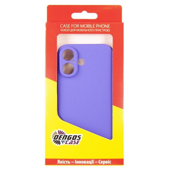 Чехол для мобильного телефона Dengos Carbon iPhone 16 (purple) (DG-TPU-CRBN-209) изображение 5