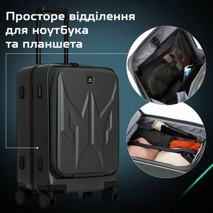 Чемодан Acer Predator Street_Sty 20'' Black (GP.BAG11.003) изображение 11