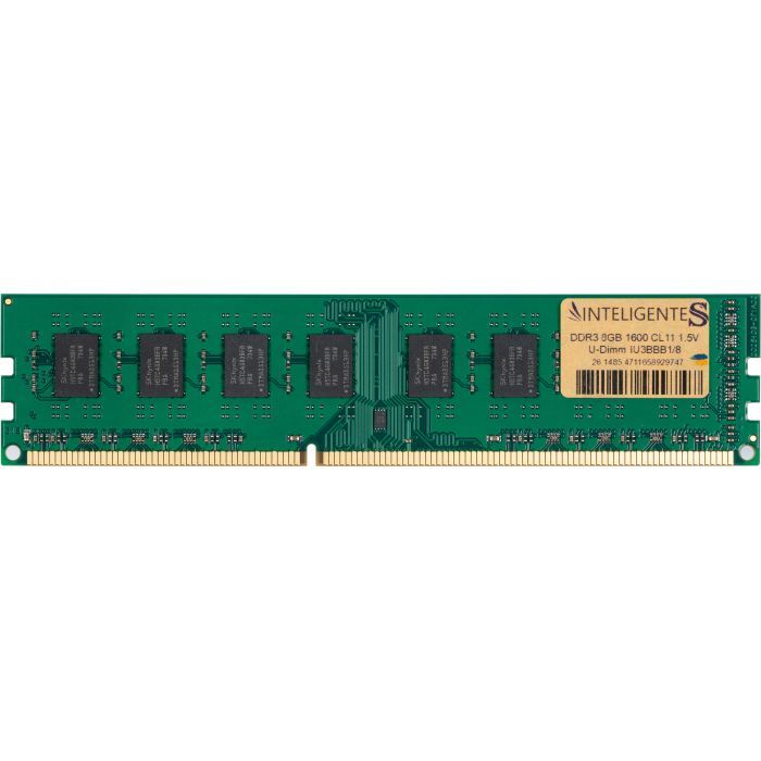 Модуль памяти для компьютера DDR3 4GB 1600 MHz INTELIGENTES (IU3BBB1/4)