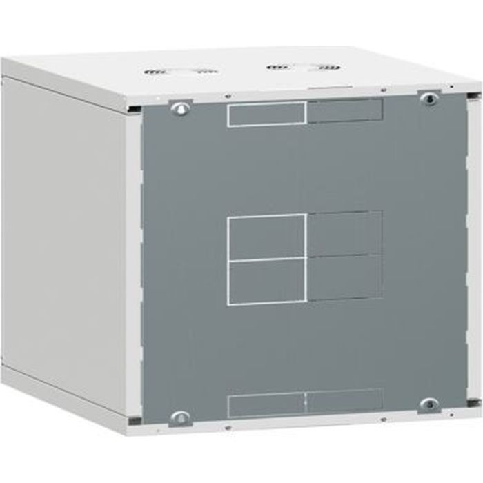 Шкаф настенный Conteg 12U 19" глибина 450мм, розібрана, RAL7035 (RQN-U-12-60/45) изображение 2