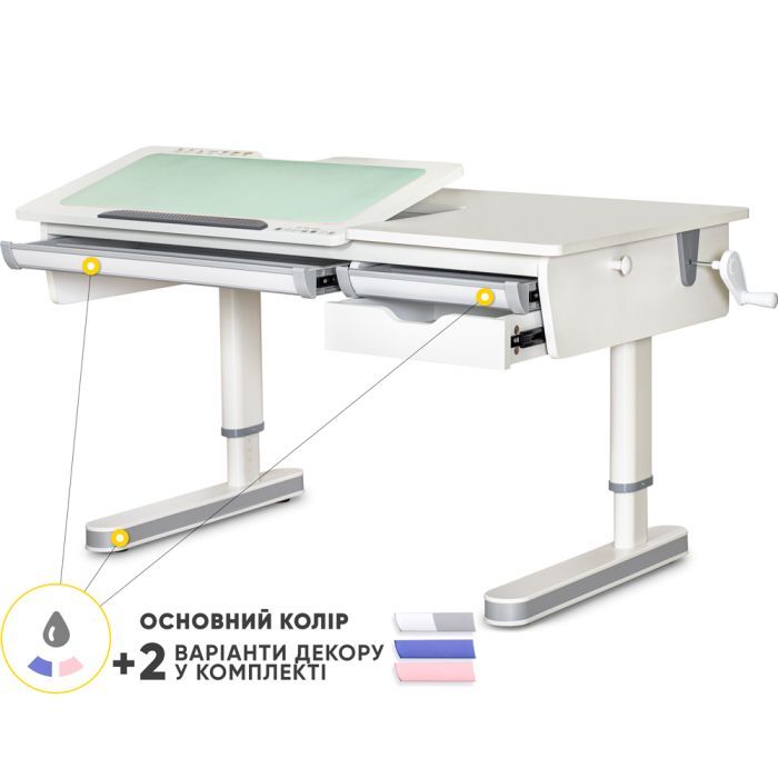 Парта Mealux Montreal 2 WG Lite (BD-670-2 WG Lite) изображение 2