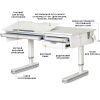 Парта Mealux Montreal 2 WG Lite (BD-670-2 WG Lite) изображение 3