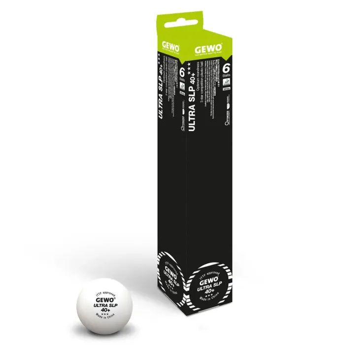 Мячик для настольного тенниса Gewo Ultra SLP 40+ ITTF 6 шт (81351200) (931057) изображение 2
