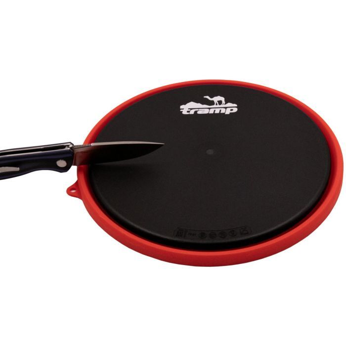 Миска туристическая Tramp силиконовая с пластиковым дном 1070 мл (TRC-124-terracota) изображение 4