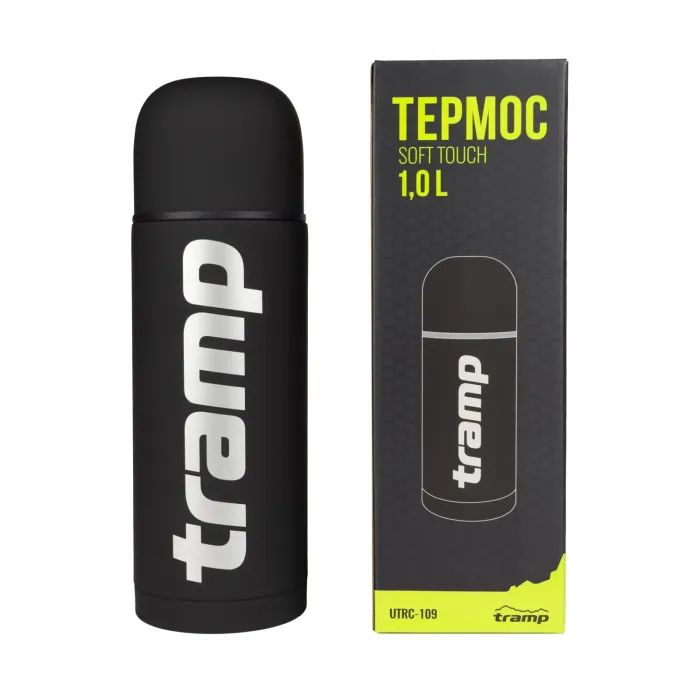 Термос Tramp Soft Touch 1 л Black (UTRC-109-black) зображення 3