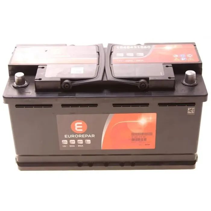 Аккумулятор автомобильный EUROREPAR 95Ah 850A R+ (1648431580)