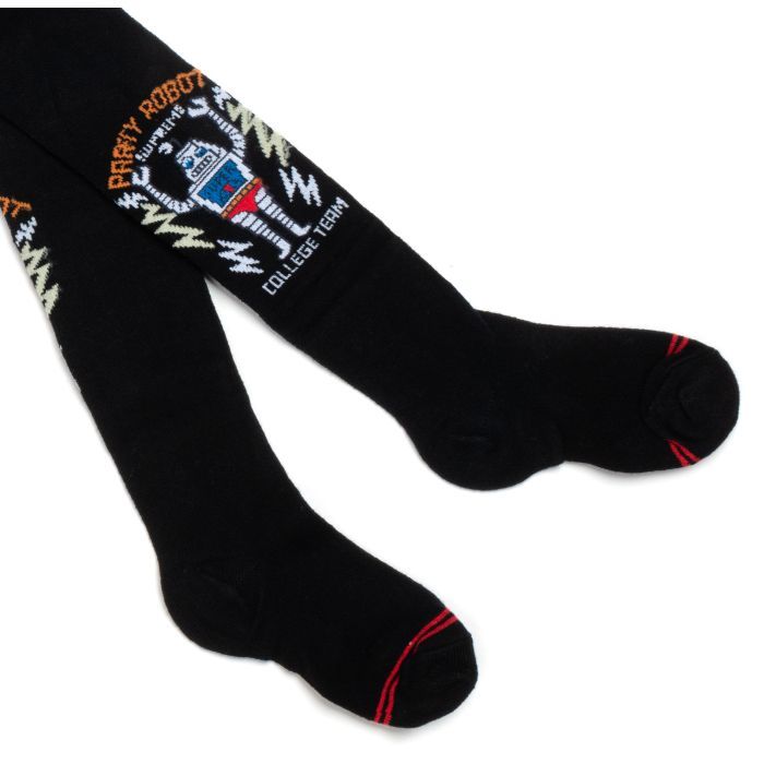 Колготки детские UCS Socks с роботом (M0C0301-2300-3B-gray) изображение 3