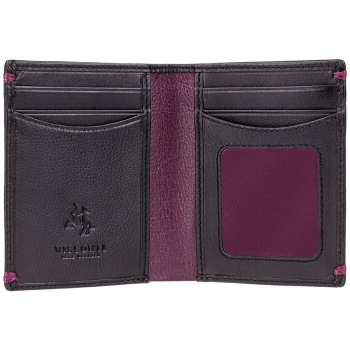 Кошелек Visconti AP60 Thun Black Burgundy (AP60 BLK/BG) изображение 2