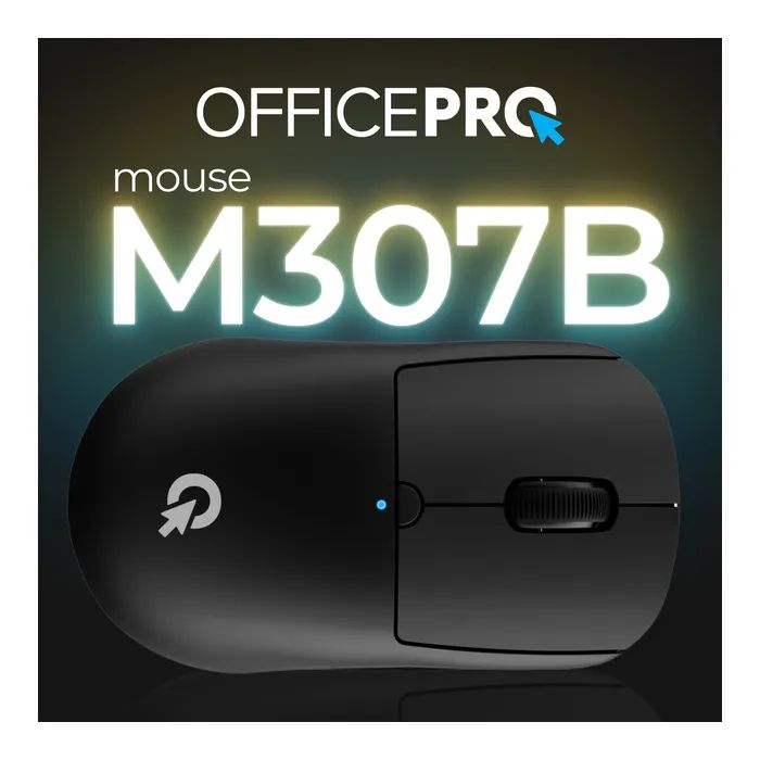 Мишка OfficePro M307B Silent Click Wireless/Bluetooth Black (M307B) зображення 5