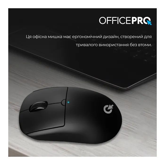 Мишка OfficePro M307B Silent Click Wireless/Bluetooth Black (M307B) зображення 8