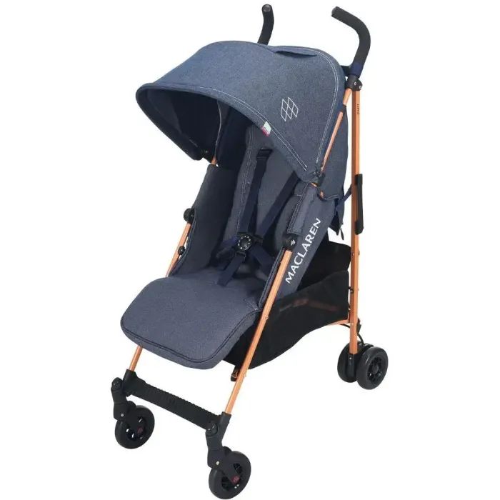 Коляска Maclaren Quest Denim Style Set Indigo, синий джинс (WD1G633312)