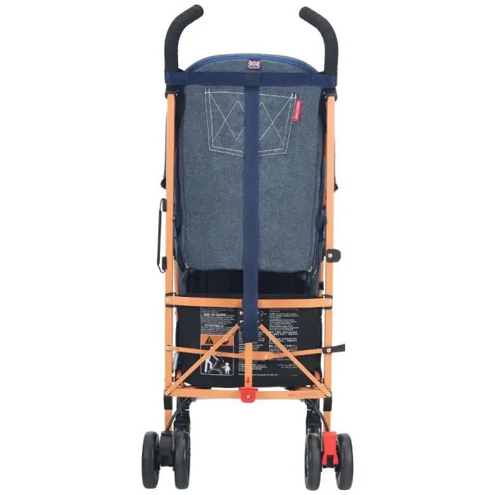 Коляска Maclaren Quest Denim Style Set Indigo, синий джинс (WD1G633312) изображение 4