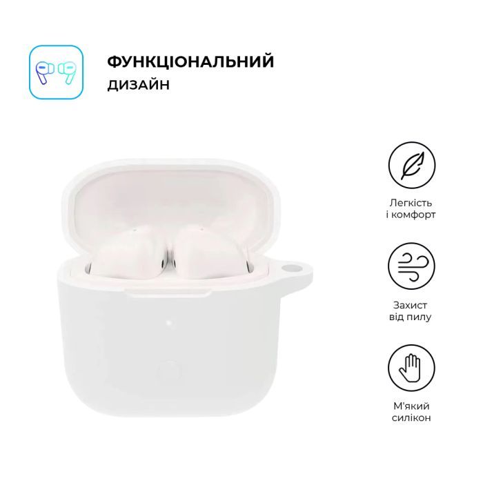 Чехол для наушников Armorstandart Hang Case для Xiaomi Redmi Buds 3 Red (ARM67081) изображение 2
