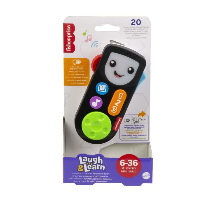 Розвиваюча іграшка Fisher-Price Розумний пульт (багатомовний) (JFJ87)