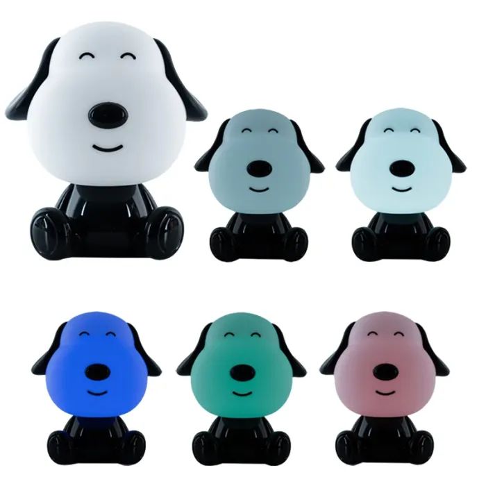 Нічник Kite Світильник LED з акумулятором Doggy, чорно-білий (K24-491-3-4) зображення 4