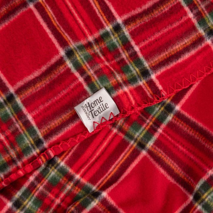 Плед Ardesto Christmas Fleece 130x160см, 100% полиэстер, клетка, красный (ART0717PB) изображение 11