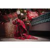 Плед Ardesto Christmas Fleece 130x160см, 100% полиэстер, клетка, красный (ART0717PB) изображение 5