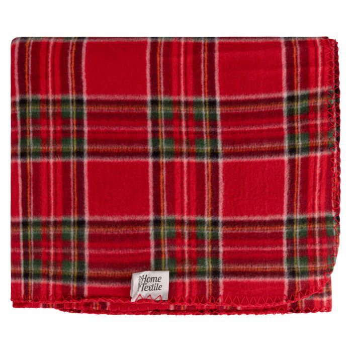 Плед Ardesto Christmas Fleece 130x160см, 100% полиэстер, клетка, красный (ART0717PB) изображение 9